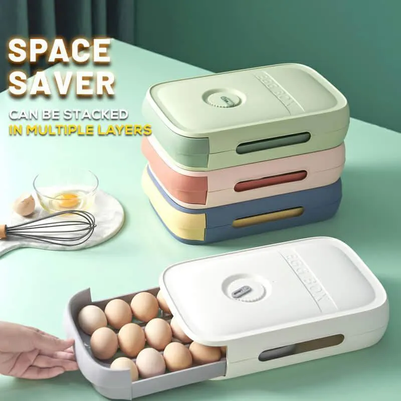 New Drawer Type Egg Storage Box - easy access and fresh keeping